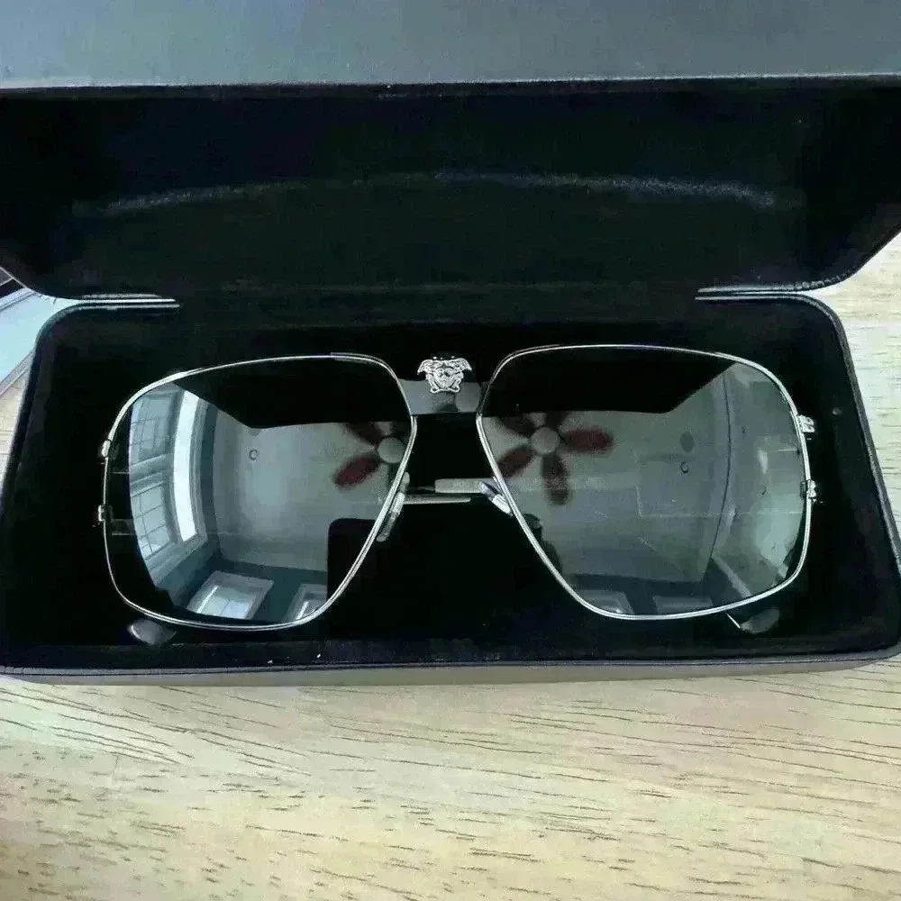 Versace Special Project Squared Sunglasses ~ NEW IN BOX W/CASE! 🕶️